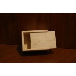 Pudełko 14x10,5x7cm  ,  zasuwane, pudełko drewniane 14x10,5x7